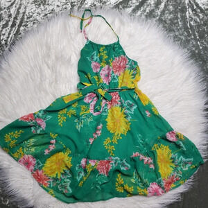 Childrens Place Floral Halter Dress